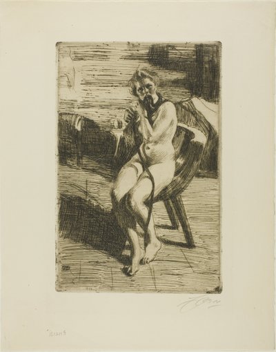Hårbåndet af Anders Leonard Zorn