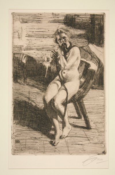 Hårbåndet, 1912 af Anders Leonard Zorn