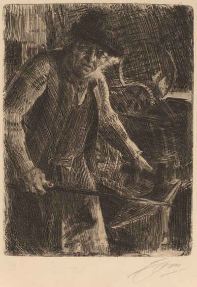 Mester-Smeden af Anders Leonard Zorn