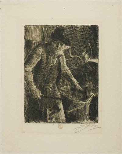 Mester-Smeden af Anders Leonard Zorn