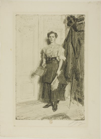Den nye stuepige af Anders Leonard Zorn