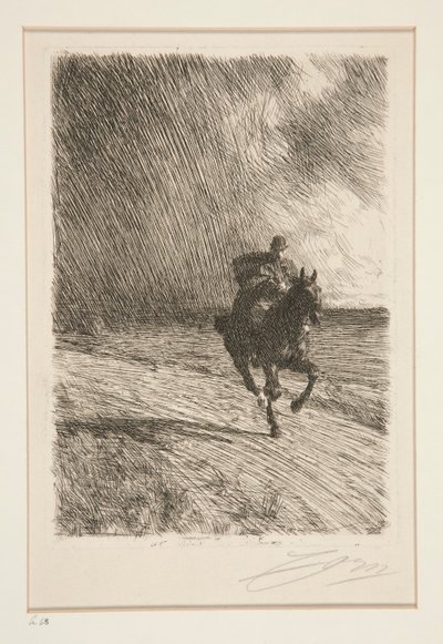 Stormen af Anders Leonard Zorn