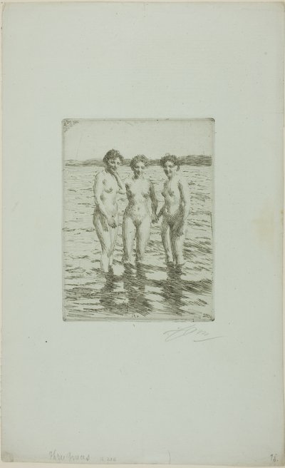 De tre nåder af Anders Leonard Zorn