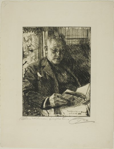 Rejsekammerat (Mr. Ch. Deering) af Anders Leonard Zorn