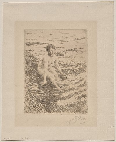 Våd af Anders Leonard Zorn
