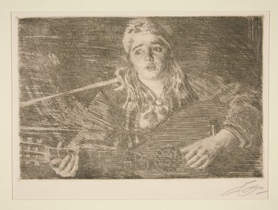 Kvinde med svensk lut af Anders Leonard Zorn