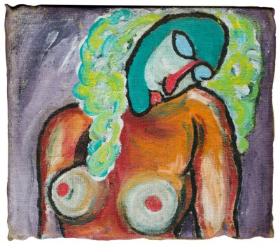 FORARGELSE OVER MODIGLIANI - SOVENDE KVINDE af Ando Gilardi