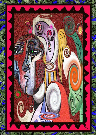 YOU TURN FRAMED PICASSIANI 2002, 2002 (Digitalt værk) af Ando Gilardi