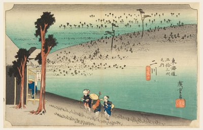 Futagawa Thea Hose, medlem af treoghalvtreds S tachi lyde af te urbanitet lavere d af Ando Hiroshige