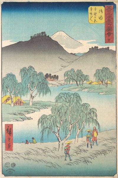 Goyu, 1855. , 1855. af Ando Hiroshige