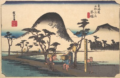 Hiratsuka, Nawate eller? 1834. , myg. 1834. af Ando Hiroshige