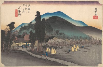 Ishiyakushi, Ishiyakushi-tid, ikke? 1834. , myg. 1834. af Ando Hiroshige