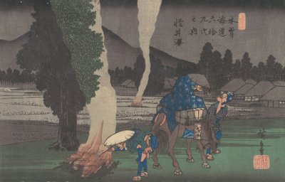 Karuizawa, ikke? 1835 af Ando Hiroshige
