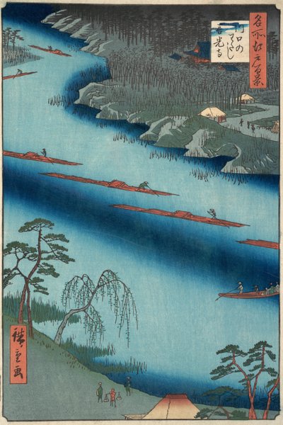 Kawaguchi, 1857., 1857. af Ando Hiroshige