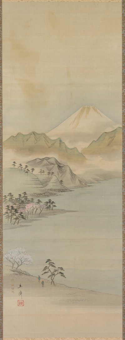 Suwa-søen, 1800-tallet. af Ando Hiroshige