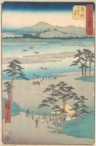 Fundet, 1855. , 1855. af Ando Hiroshige