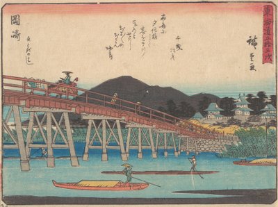 Okazaki, ca. 1838., ca. 1838. af Ando Hiroshige