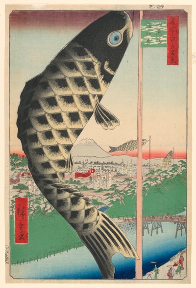 Et hundrede berømte udsigter over Edo af Ando Hiroshige