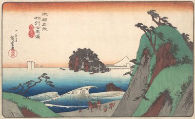 Seven-ri Beach, Soshu-provinsen. af Ando Hiroshige