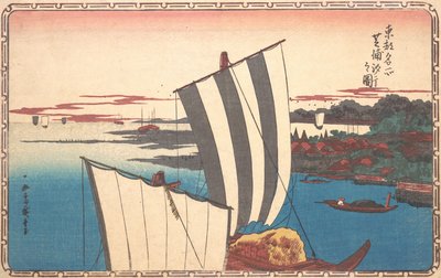 Shell-samling ved Shibaura. af Ando Hiroshige