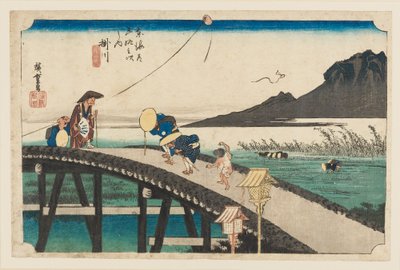 Oh DBock p Hayashi - Kakegawa Akihayama Embo, 1797-1858 af Ando Hiroshige