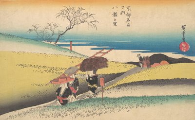 Yase no Sato, ca. 1834., ca. 1834. af Ando Hiroshige