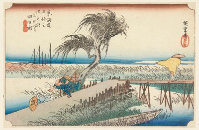 Yokkaichi, River Sene, medlem af Treoghalvtreds S Tatsuon s af Te urbane lavere d af Ando Hiroshige