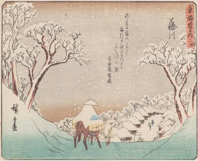 Fuji-floden af Ando or Utagawa Hiroshige