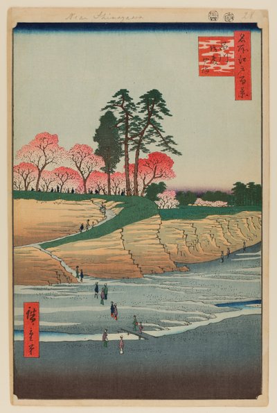 Gotenyama, Shinagawa af Ando or Utagawa Hiroshige