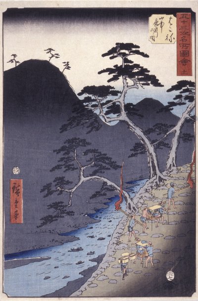 Hakone af Ando or Utagawa Hiroshige