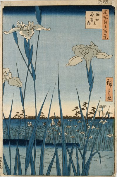 Horikiri s er elektrisk af Ando or Utagawa Hiroshige