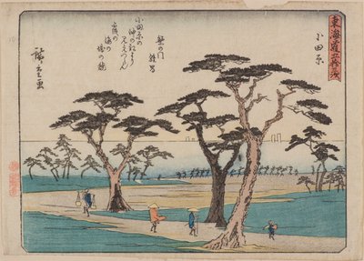 Odawara af Ando or Utagawa Hiroshige