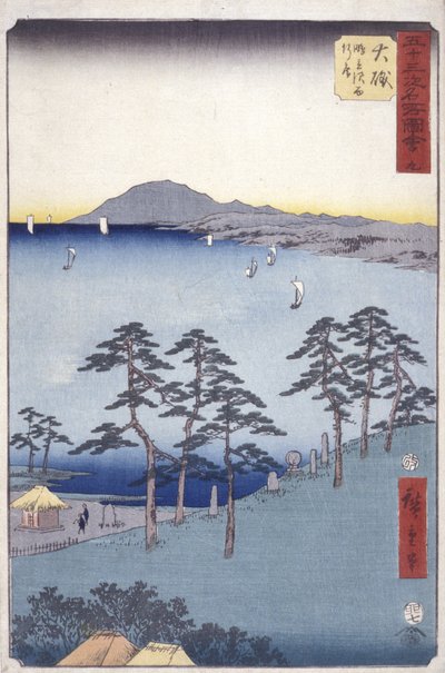 strand af Ando or Utagawa Hiroshige