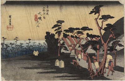 Prinsesse Toras regn, O_iso, ca. 1833 af Ando or Utagawa Hiroshige