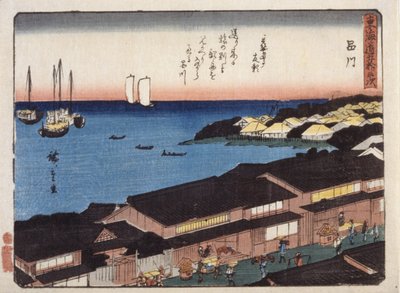 Shinagawa af Ando or Utagawa Hiroshige