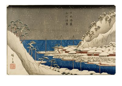 Uraga i sne, Edo-perioden af Ando or Utagawa Hiroshige