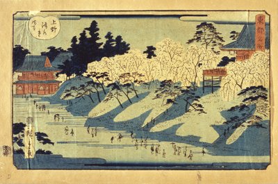 Udsigt over Yedo af Ando or Utagawa Hiroshige