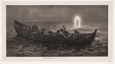 Jesus vandrer på havet af André Bork