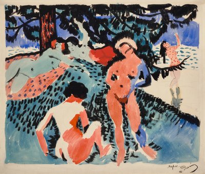 Le Repos af Andre Derain