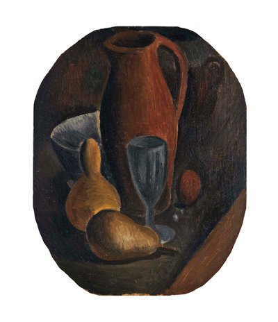 Stilleben med glas af Andre Derain