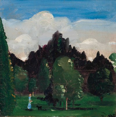 Landskab i Ile-de-France af Andre Derain