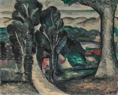 Landskab i Camiers (Pas-de-Calais) af Andre Derain