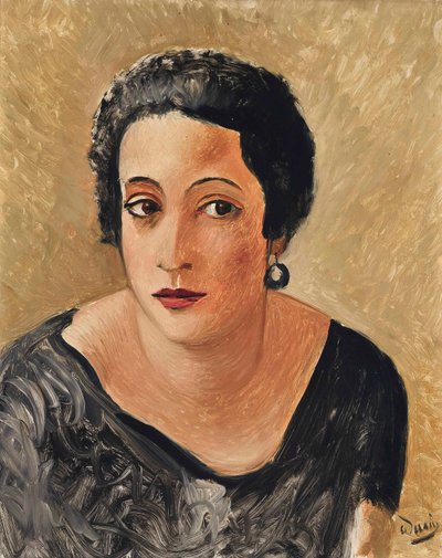Portræt af Madame Francis Carco af Andre Derain