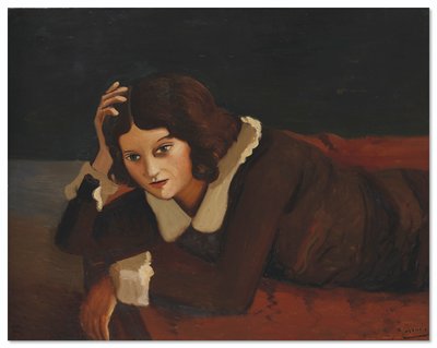 Portræt af Rita van Leer af Andre Derain