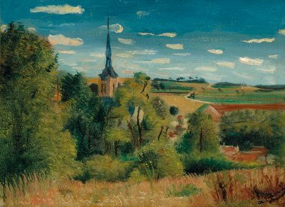 Udsigt over Donnemarie-en-Montois af Andre Derain