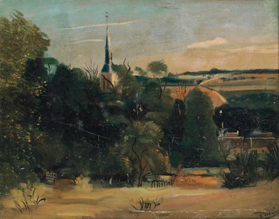 Udsigt over Donnemarie-en-Montois af Andre Derain
