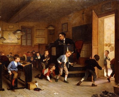 Mens læreren sover, af André Henri Dargelas