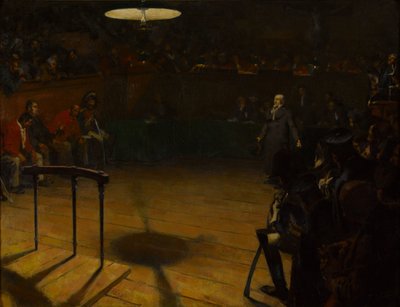 Jean Valjean for Assize Court i Arras, 1904. af André Victor Édouard Devambez