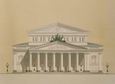 Bolsjoj-teatret, Moskva, Rusland af Andras Kaldor