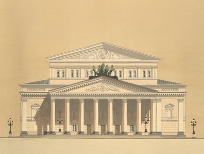 Bolsjoj-teatret, Moskva, Rusland af Andras Kaldor